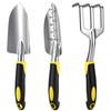 FurNest Garden Tool Set, 3 Pack Staines Steel Heavy Gardening