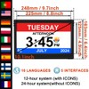 TIMEMOON Alarm Clock with Day and Date for Elderly Digital
