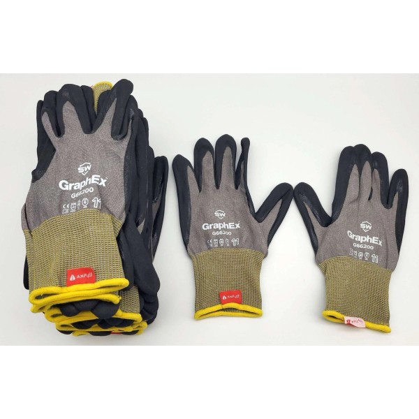Graphex® G66200 A6 Cut Resistant Work Gloves XXL Nitrile Coated