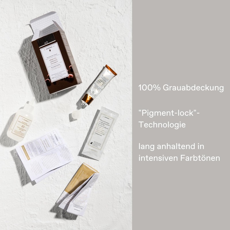 KORRES Argan Oil Colorant – ammoniakfreie Haarfarbe Honigblond 8.3 –