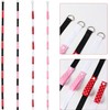 Nuolich 4Pcs Mouse Ears Headband Holder Polka Dot Vertical Organizer
