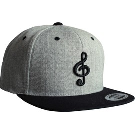Cap Men's Flexfit Snapback: Treble Clef Baseball Cap Men's & Women's Baseball Cap Men Black, Grey - Treble Clef