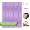 Labels Printable Sticker Paper Sheets for Printers in Purple -