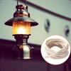 Pndeyo 65.6 Ft 1/4''(6mm) Oil Lamp Wicks, Round Cotton Lamp