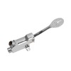 Faucet Foot Pedal Valve Silver Stainless Steel Water Saving Floor