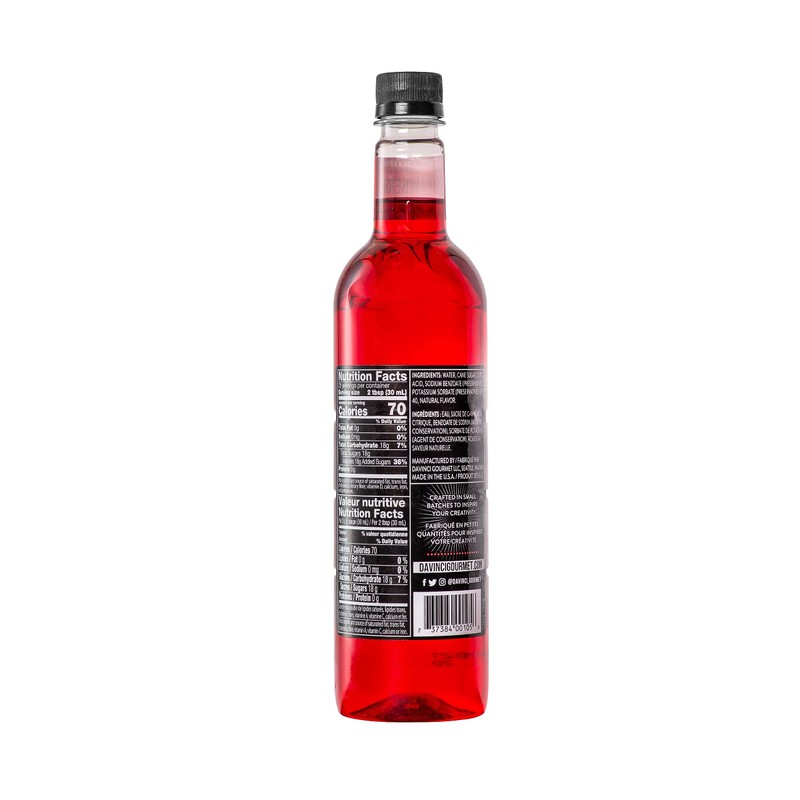 DaVinci Gourmet Classic Strawberry Syrup, 25.4 Fluid Ounces (Pack of