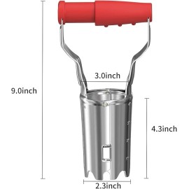 FLORA GUARD Bulb Planter with Depth Markers - Automatic Soil Releasing Seed Bulb