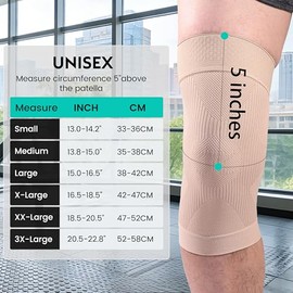 KEKING® Rodilleras de compresión de alta calidad para hombres y mujeres, soporte de rodilla para dolor en las articulaciones, alivio de la artritis, d