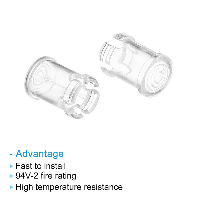 PATIKIL 5mm Emitting Diode Holder, 20 Pack LED Holder Clip