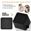 IAOSEN Large Square Knock Box High Sidewall Design Espresso Knock