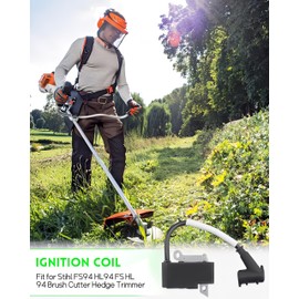 Vudajuley Ignition Module Coil Fit for Stihl FS94 HL94 FS 94 C-E HL 94 Brush Cutter Hedge Trimmers Replace 4149-400-1301 4243-400-1301