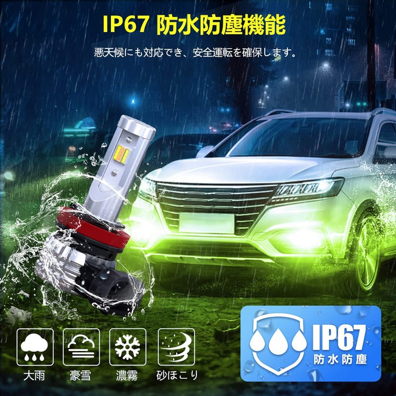 2023 Explosive Light Model, H8 LED, 3 Color Switching, H11,