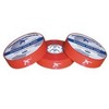 Premier – Tapes to Fasten Socks, 33 m Roll, Red