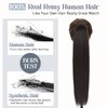 Rich Choices Ponytail Extension 100% Real Human Hair Wrap Around
