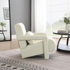 INMOZATA Modern Accent Chair with Pillow Cute Upholstered Reading Leisure