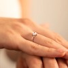 Anillo Promesa De Plata Amor Regalo Aniversario Pareja