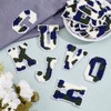 GOMAKERER 26 Pcs Chenille Letter Patches, Letter with Cow Print