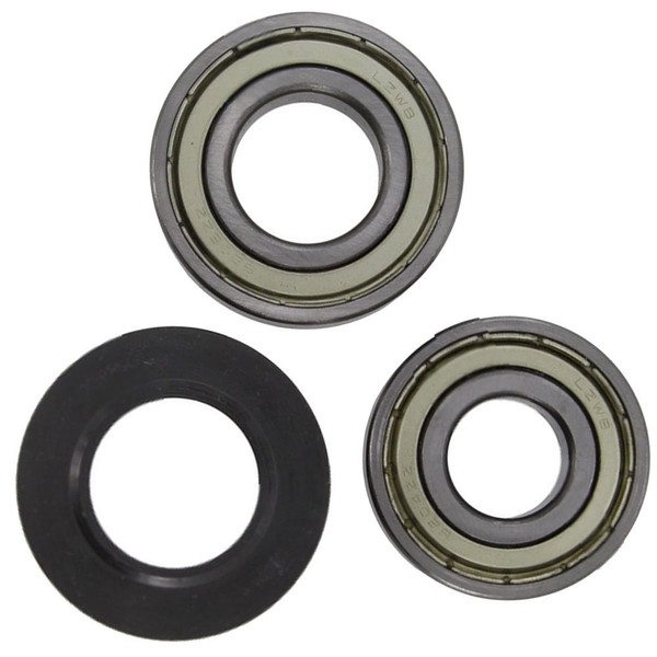 SPARES2GO Drum Bearing & Oil Seal Kit for Candy Washing Machines (6205Z / 6204Z)