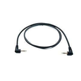 System-S Audio Jack Cable 100 cm 3.5 mm 3-Pin Male to Male Angle AUX Adapter