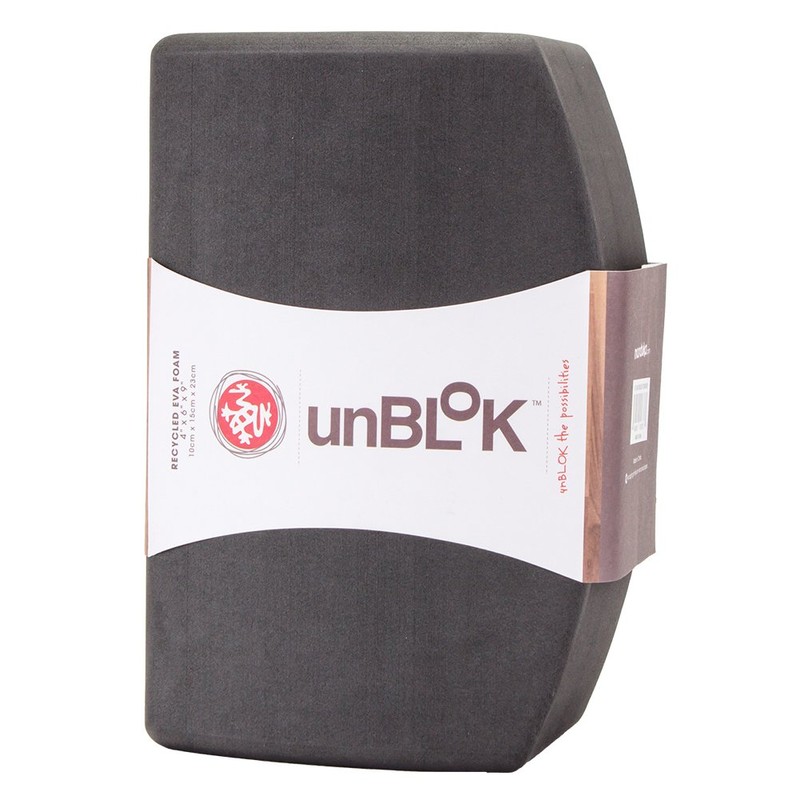 Manduka Yoga Block un Block Recycled Foam UnBLOK Props Thunder