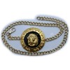 TrendyFashionJewelry Women Belt Hip High Waist Lion Medallion Buckle Charm