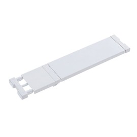 Heian Shindo KBS-45 Tension Shelf, Flat, Slim, White, Mounting Width 17.7-25.6 inches (45-65 cm), Load Capacity 22.0-13.2 lbs (10-6 kg)