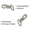 Riloer Stainless Steel Carabiner Hook and Slider for 1 Inch