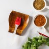 Acacia Wood Spoon Rest Spoon Holder for Stove Top, Utensil