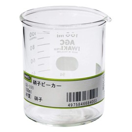 iwaki Niigata Seiki BeHAUS Glass Beaker 3.4 fl oz (100 ml) GB-100