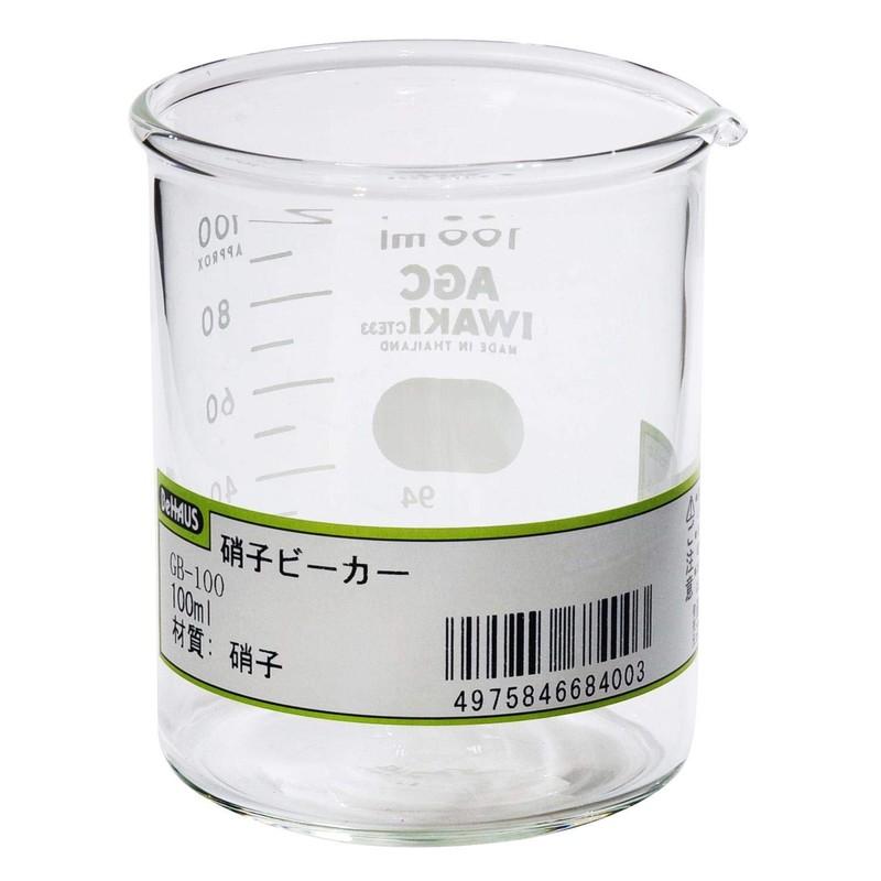 iwaki Niigata Seiki BeHAUS Glass Beaker 3.4 fl oz (100