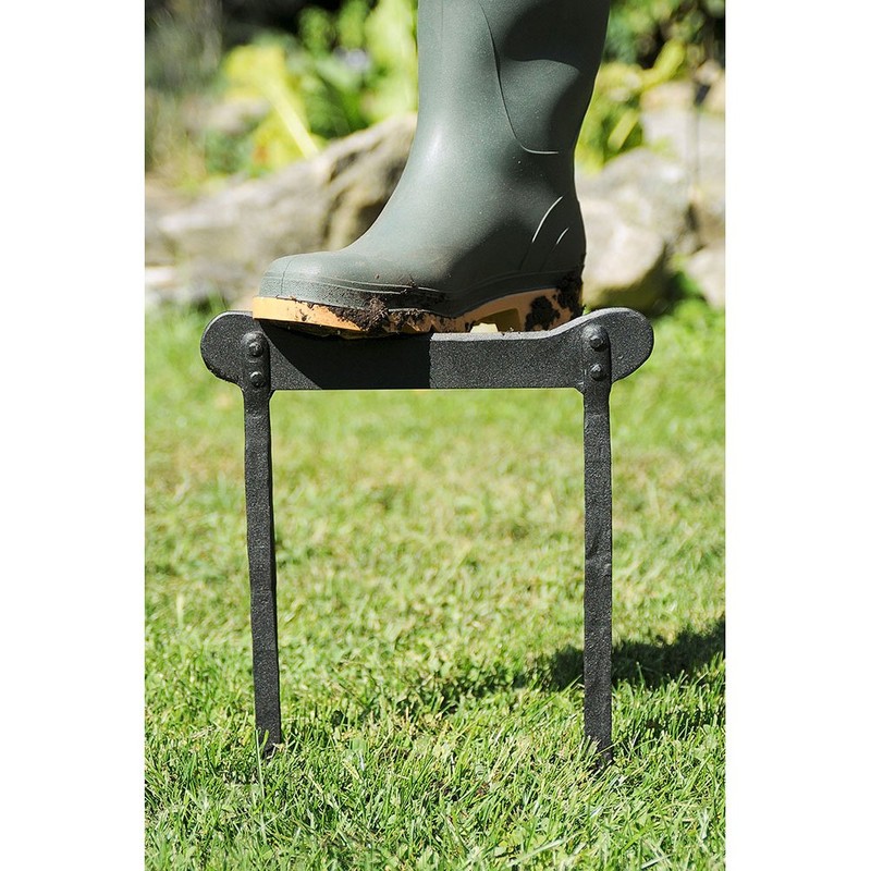 Achla Designs BS-03 Metal Boot Scraper Outdoor, Black 17"L