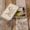 Mr. & Mrs. Panda Metal Tin Rectangular Horse Jumping -