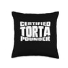 Certified Torta Pounder Throw Pillow
