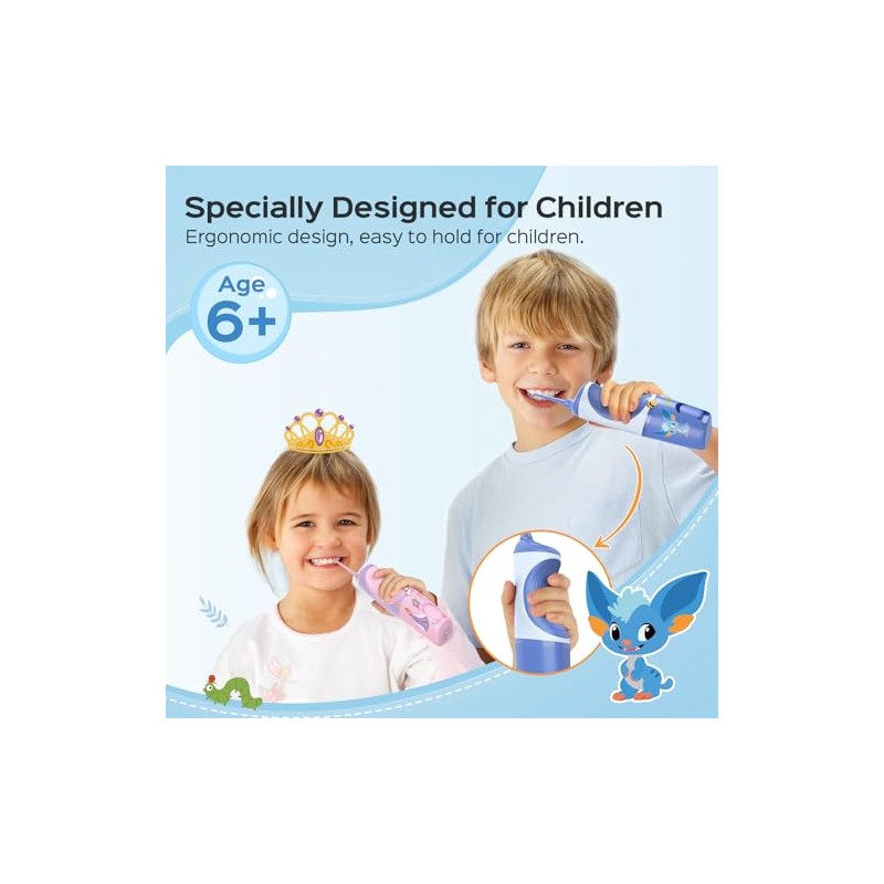 COSLUS Irrigador Bucal Inalámbrico Para Niños, Práctico Palillo De Agua