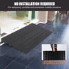 Rubber Threshold Ramp, 2.5" Ramp for Wheelchair, Scooter, 3 Channels