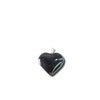 Pendant heart made of obsidian