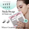 BEYELIAN CDD01+ CDD09 Individual Eyelashes, Cluster Eyelashes, 144 Pieces, 10-16