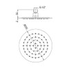 Anti-limescale Shower Head in Stainless Steel Diameter 200 Ultra Flat