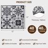 ACCOR HOME Peel and Stick Floor Tile, 40-Pack 12" x