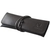 GERMANUS Leather Pencil Case Strap - Made in EU (Black)