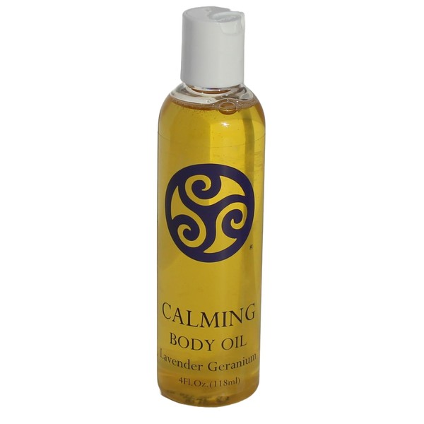 Trillium Organics Lavender Geranium Calming Ogbody Body Oil 4 oz