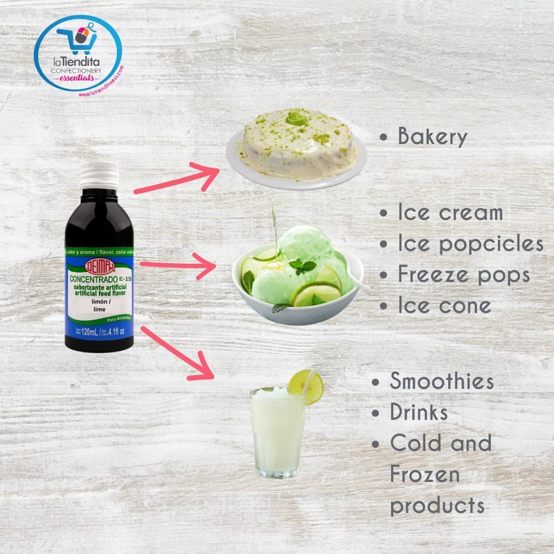 Deiman Artificial Food Flavoring Lime C (4 fl.oz.)