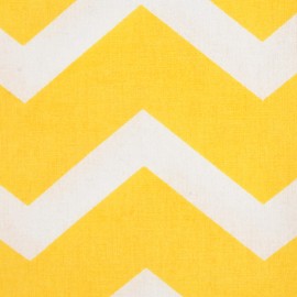DII Kitchen Towel Collection Decorative Cotton Dishtowel Set, 18x28, Yellow Chevron, 2 Piece