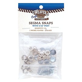 Weaver Leather #2205 Segma Snaps Saddle Accessories (10 Pack)