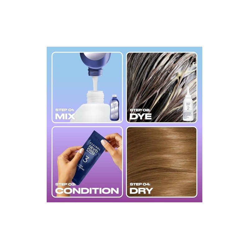 Clairol Nice'n Easy Tone+Gloss Semi Permanent Hair Dye - 811/73