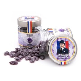 Traditions de France French Old Fashioned Hand Made Hard Candy (Lavender)