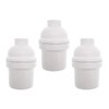 Phenolic Medium Base Light Socket,3 Pack TWDRTDD White Period Style