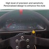 Steering Wheel Horn Button 6 Hole Carbon Fiber Comfortable Touch