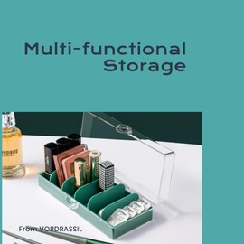 VORDRASSIL P-60 daily contact lens organizer, Disposable Contact Lens Dispenser, Clear Plastic Box for All Brands Daily Lens.(WHITE)