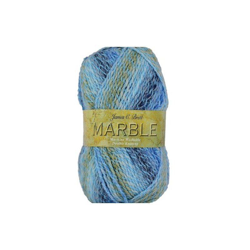 James C Brett Marble DK MT2 Blue/Taupe